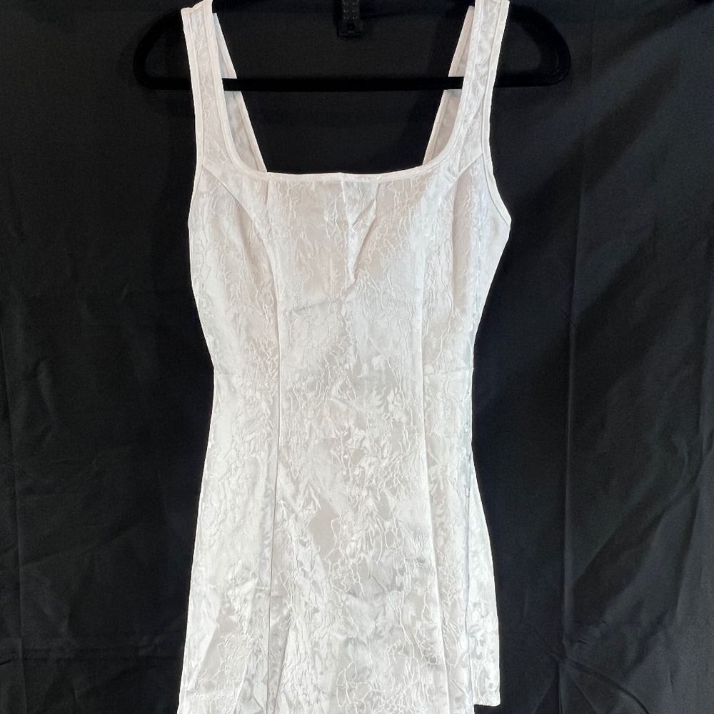 Girls White Lace Dress Flower Girl Communion Party Dress With Bow